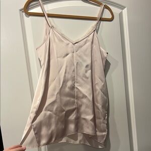 Elegant Champagne double v neck Women's camisole